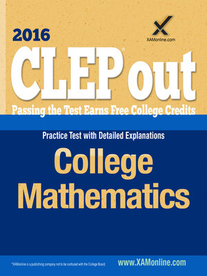 cover image of CLEP College Mathematics